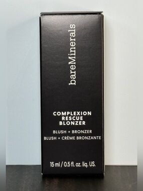 bareMinerals COMPLEXION RESCUE BLONZER (KISS of Rose) NIB 15 ml / 0.5 fl oz